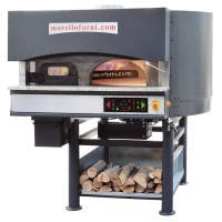 Morello Forni | MR Rotary Wood Oven + Gas Heated Bedplate